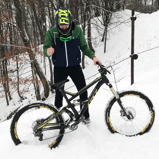 Покатушки зимой это круто!