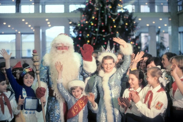 Новогодние фото советских знаменитостей