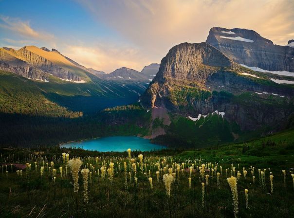 Вид в Национальном парке Глейшер, Канада