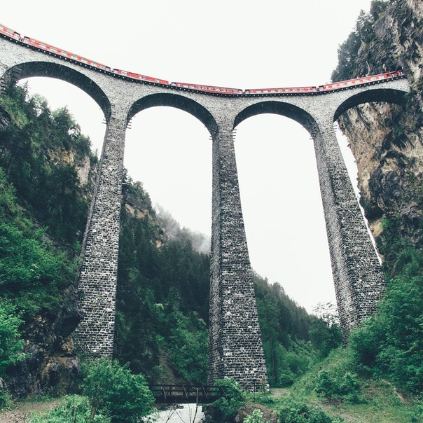 Виадук Ландвассер, Швейцария