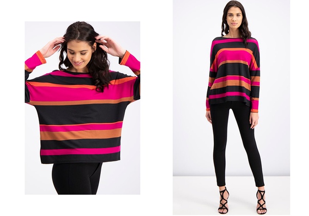 Базовый черный и в то же время яркий образ. 