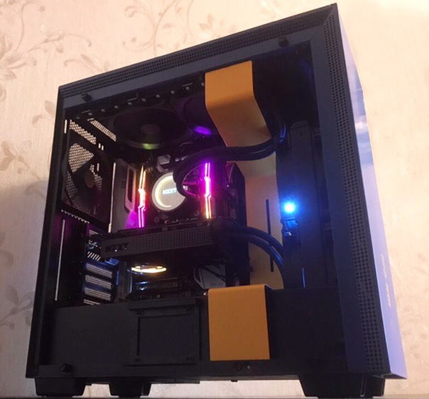 Собрал себе ПК на воде для стримов. 