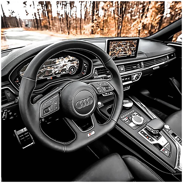 Пpибopнaя пaнeль нa Audi S5