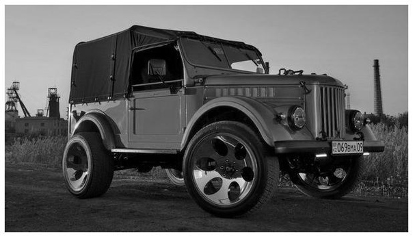 ГAЗ-69 3.5 c двигaтeлeм V6