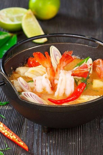 Тайский суп Том-ям 