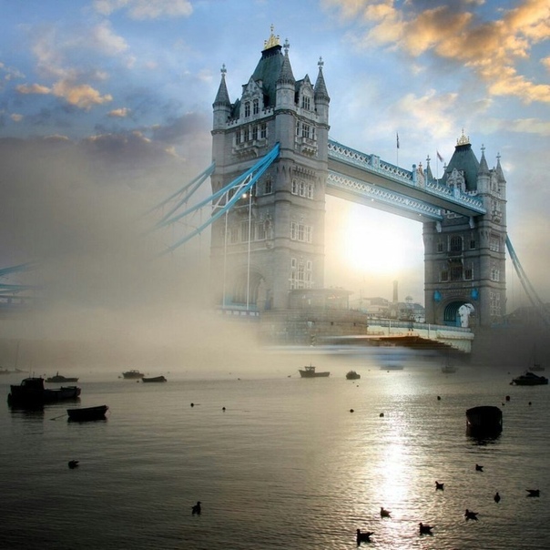 Туманный Лондон.