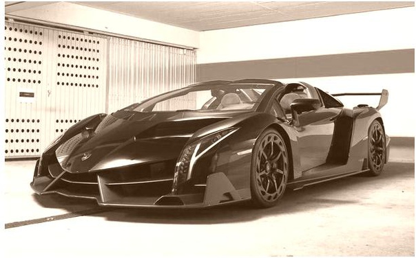 Lamborghini Veneno Roadster Black