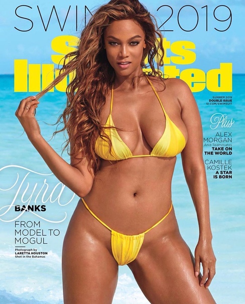 Поправившаяся Тайра Бэнкс снялась в мини-бикини для обложки журнала Sports Illustrated Swimsuit
