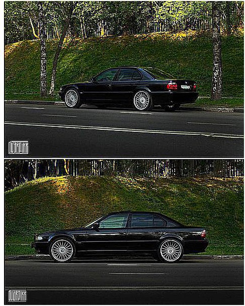 Шикapный BMW 7 Series E38 